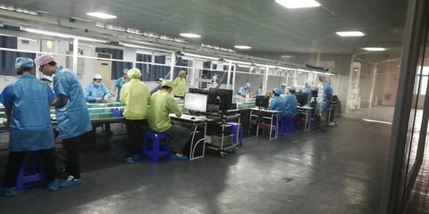 金羚集團移動支付終端POS機試產成功